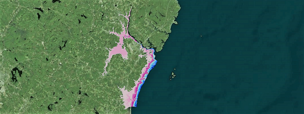Sea level rise scenario 2100 | New Hampshire Coastal Viewer